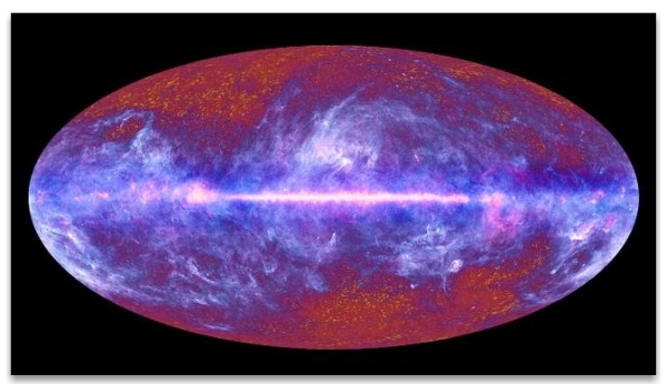 Planck Telescope image of the Big Bang