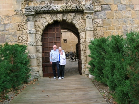 John and Valerie Barrow at Château des Ducs de Joyeuse