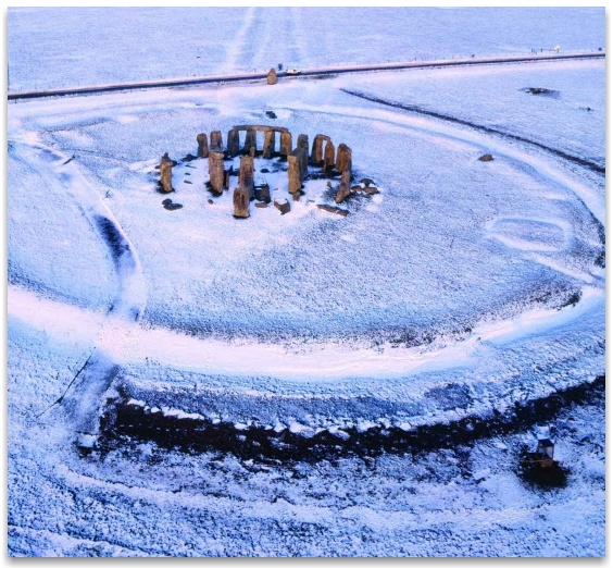 Stonehenge in the Snow