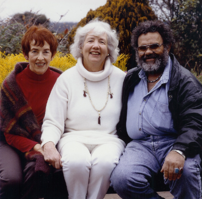 Helen and Val with Gerry Bostok 