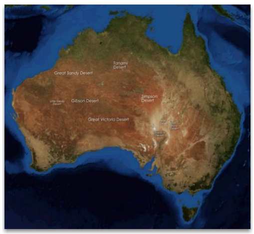 Varia Deserts of Australia