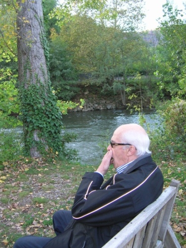 John Barrow at the Aude River