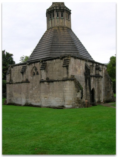 The Abbot's Kitchen is one of the remaining complete buildings at Glastonbury Abbey