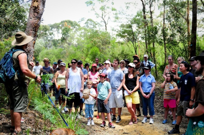 Jake Cassar with group at Kariong
