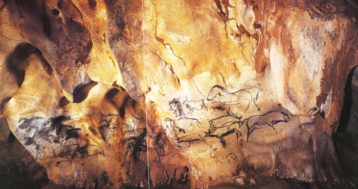 Paintings in Chauvet Grotte