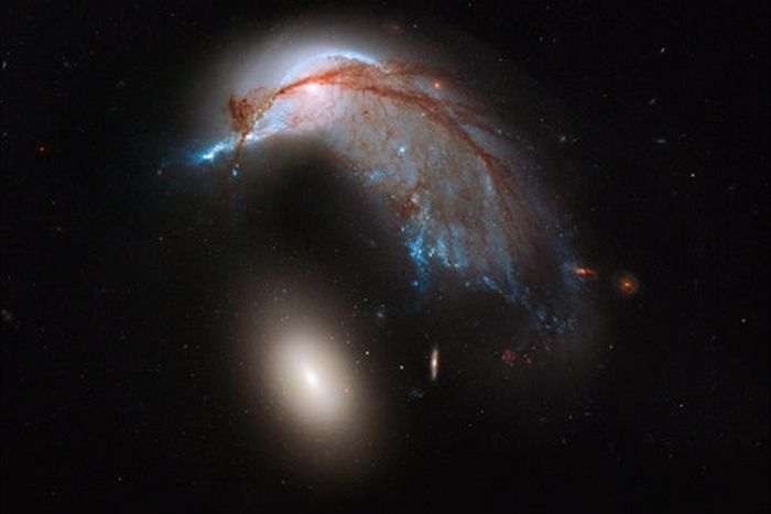 Penguin and Egg Galaxies colliding