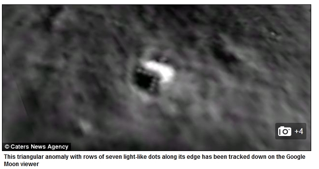 object found by Google Moon