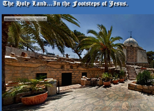 Panorama of Places in the Holy Land