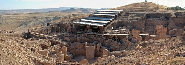 View of Excavations, Gobekli Tepe, Turkey