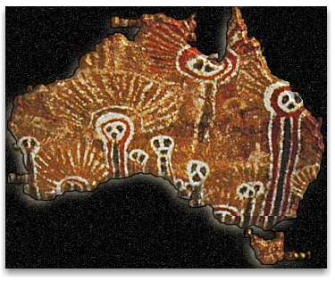 wanjina map of australia